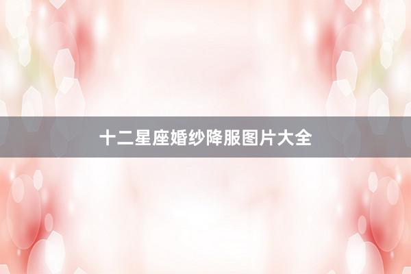 十二星座婚纱降服图片大全